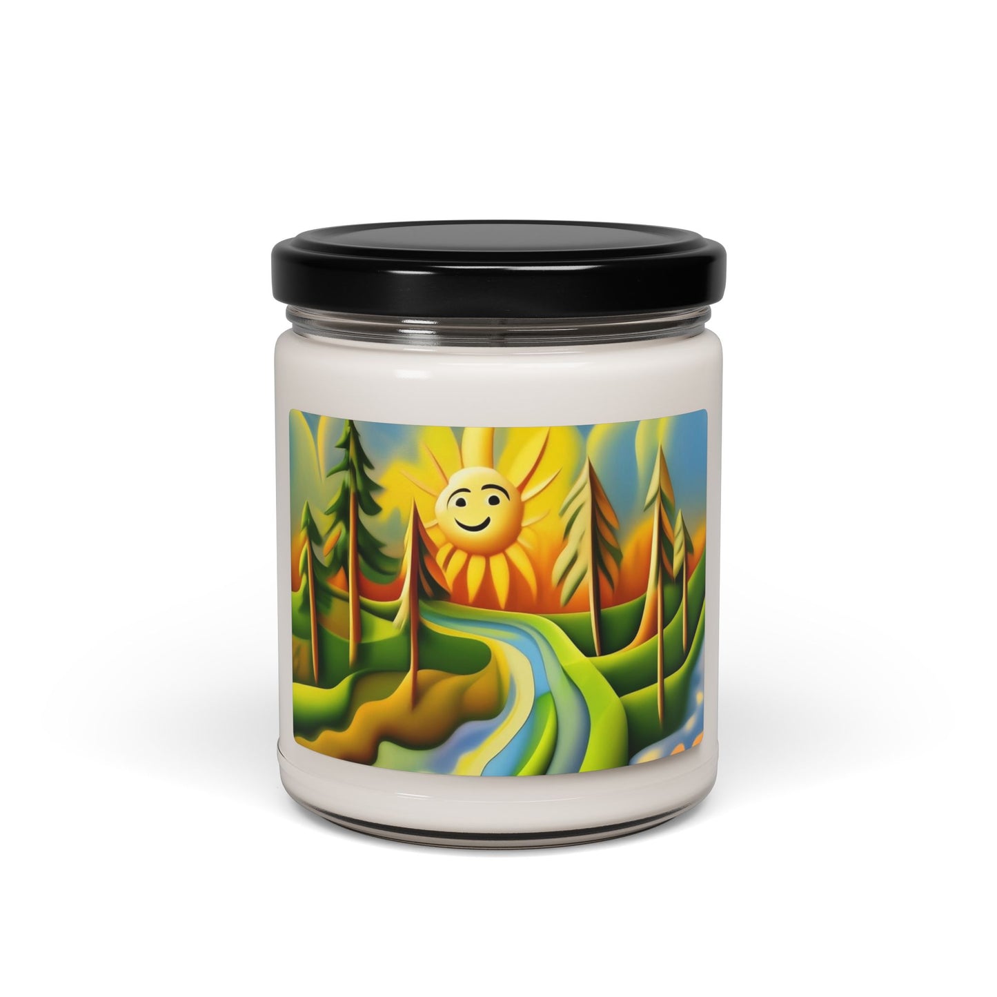 Bright Sunshine Scented Soy Candle | Eco-Friendly Candle, Aromatherapy Gift, Home Decor, Relaxation, Mood Booster