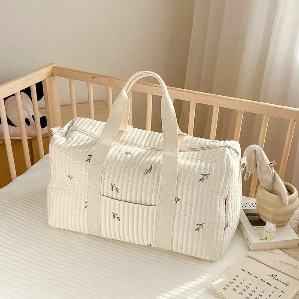 Multifunction Mommy Diaper Bag with Insulated Pocket Changing Pad Portable Infant Travel Diaper Nappy Bags Large Capacity