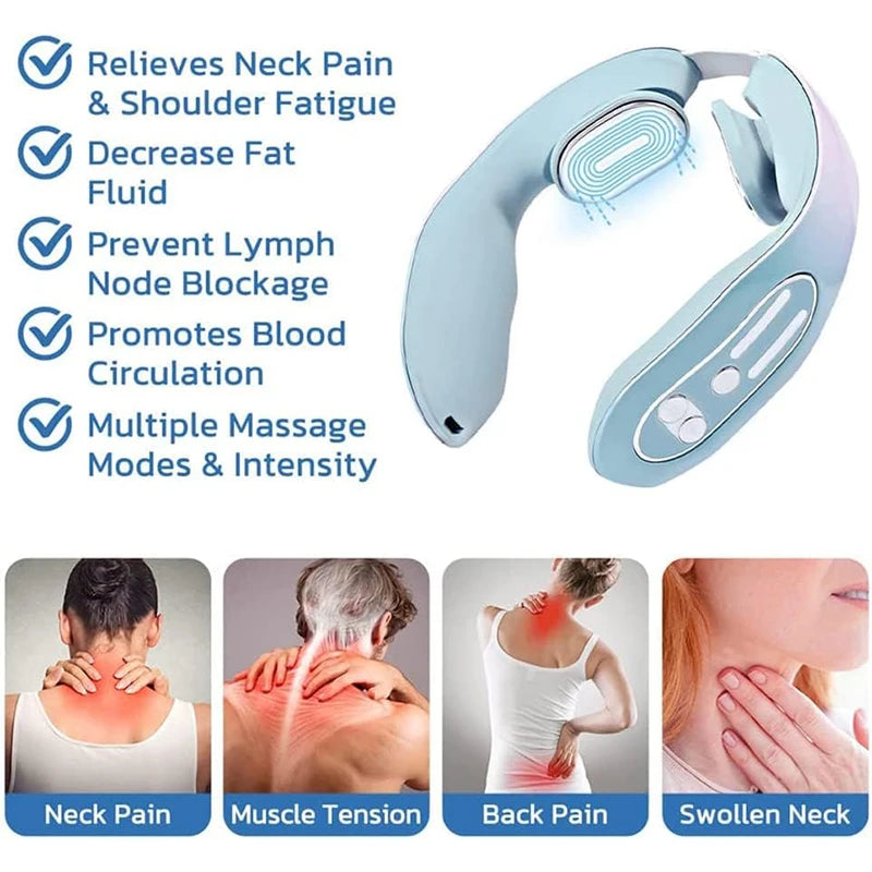 Kneading Neck Therapy Massager Multi-Style Adjustable Speed for Neck And Shoulder Relaxation And Pain Relief