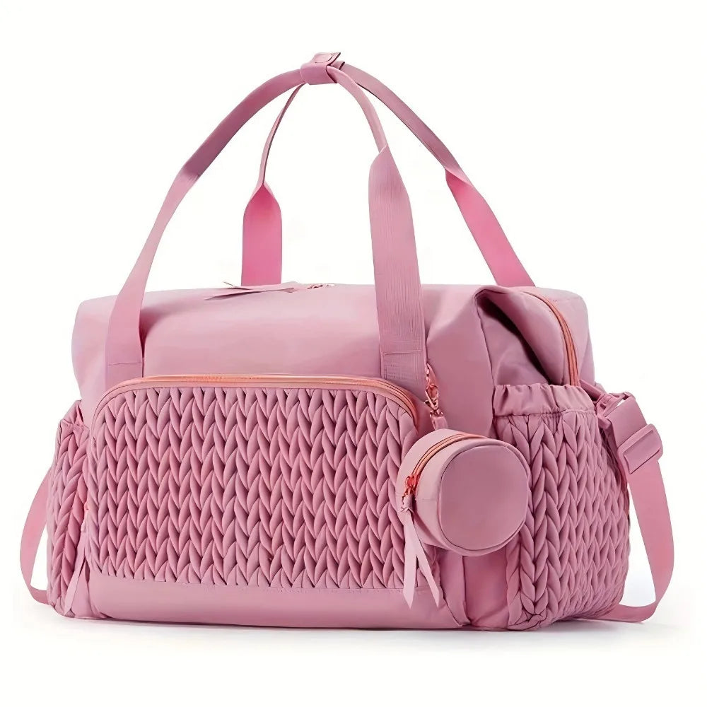 Multifunction Mommy Diaper Bag with Insulated Pocket Changing Pad Portable Infant Travel Diaper Nappy Bags Large Capacity