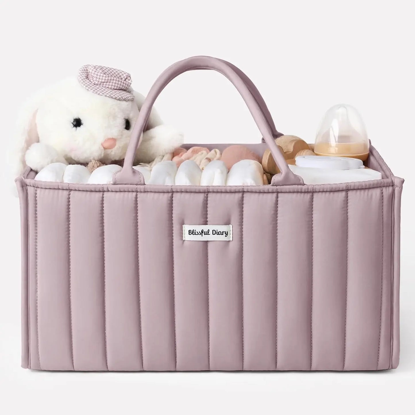 Baby Diaper Caddy Organizer Product Caddy Portable Organizer for Changing Table Gift for Baby Shower and Registry Must-Have