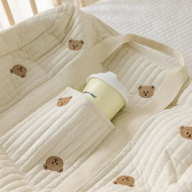 Korea Mommy Bag Maternity Pack Baby Diaper Bag Stroller Nappy Organizer Portable Luggage Tote Bags Travel Changing Messenger Bag