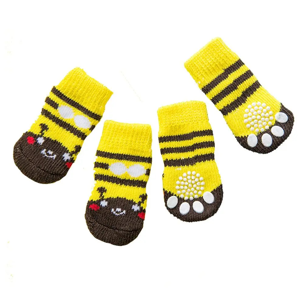 soles Not easy to fall off Resilient Universal for cats and dogs Breathable Pet socks Pet supplies Dog socks Cotton socks