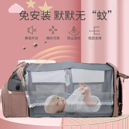 1. Folding Mommy Bag
2. Portable Folding Crib Bed
3. Large-capacity Baby Backpack
4. Female Mommy Outting Bag
5. Activity Diaper Bag
6. Nappy Bags