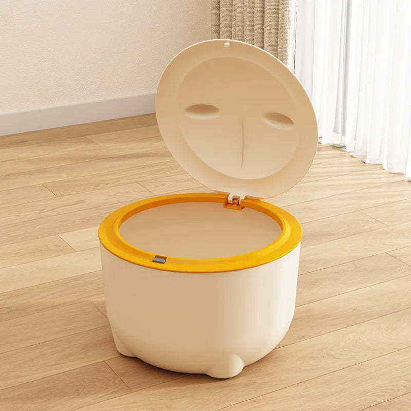 Indoor Cats Litter Trash Can,Cover lock odor,Sealed storage container,Compact and multifunctional,Simple Contemporary Style