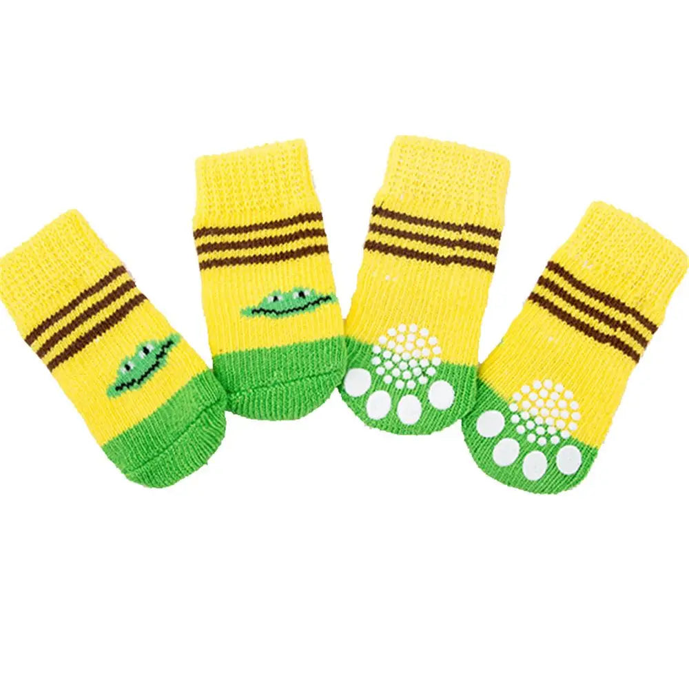 soles Not easy to fall off Resilient Universal for cats and dogs Breathable Pet socks Pet supplies Dog socks Cotton socks