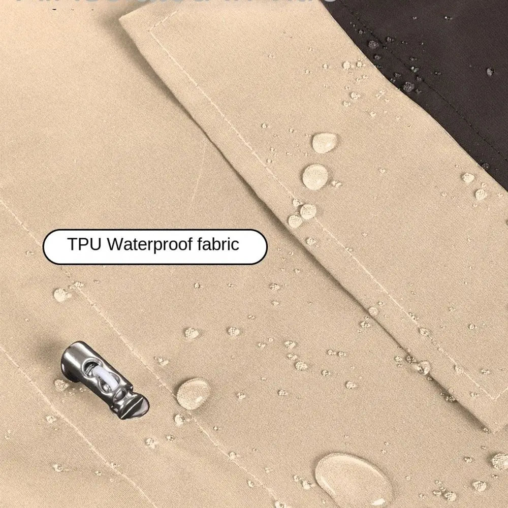 Pet Clothing Reflective Dog Raincoat Waterproof High-Visibility Pet Rain Jacket Breathable Dustproof Assault Suit for Dogs Pet