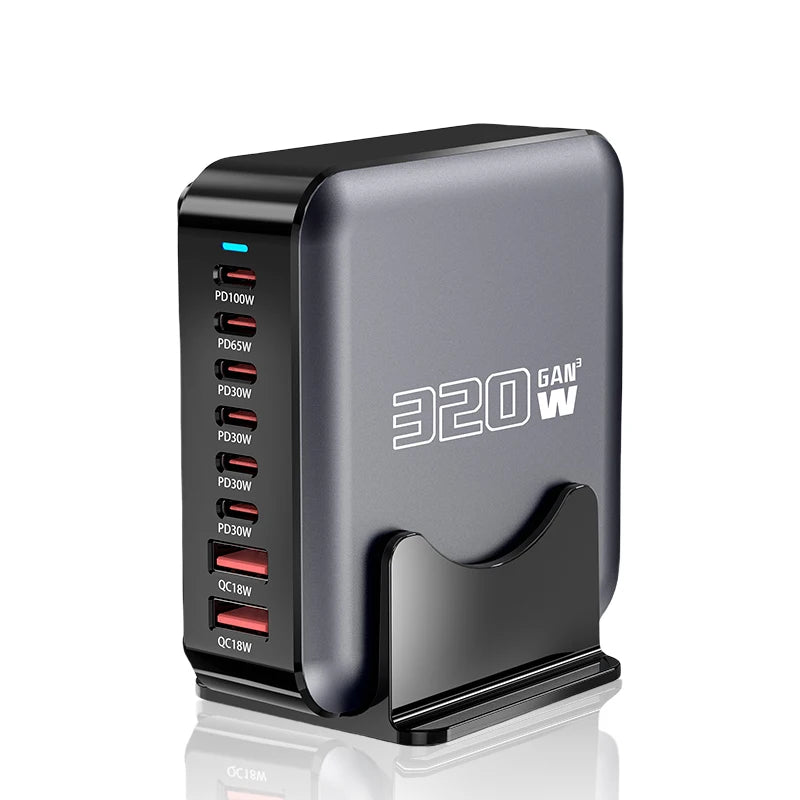 320W Multi-Port GaN Charger