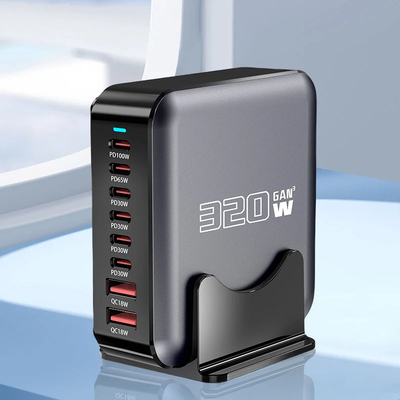 320W Multi-Port GaN Charger