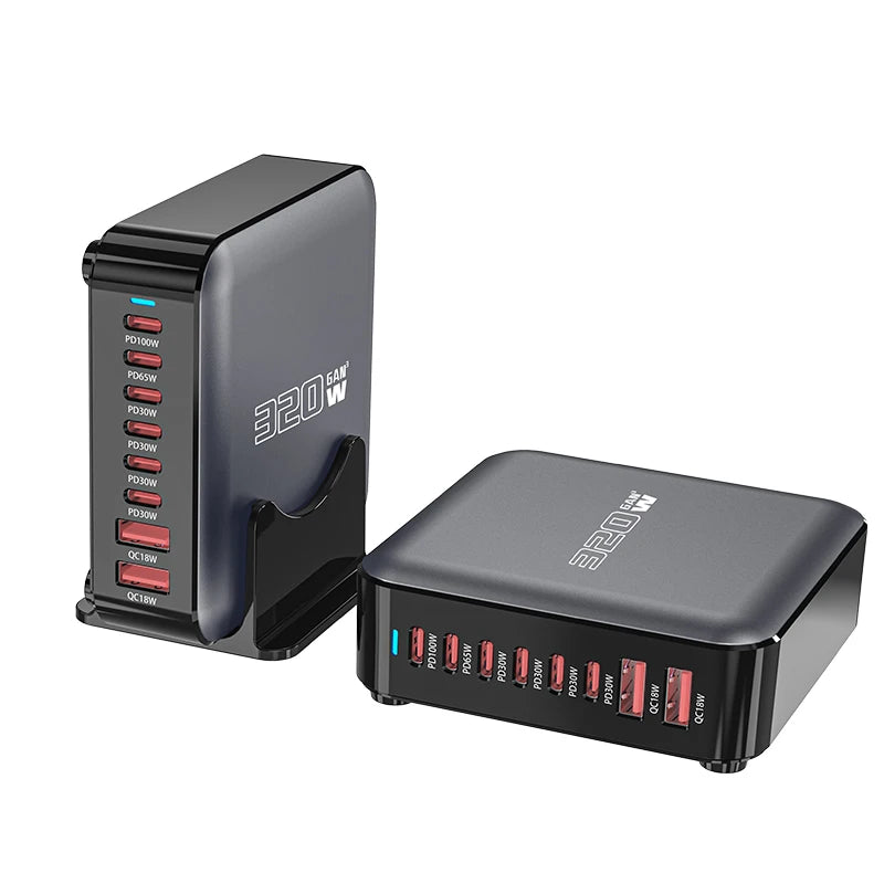 320W Multi-Port GaN Charger