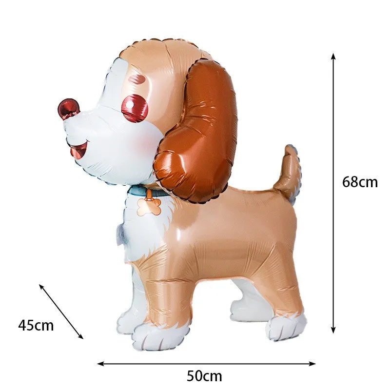 Cartoon Dog Birthday Party Decoration Disposable Dinnerware Cup Plate Napkin Kinves for Dogs Theme Party Supplies Baby Shower