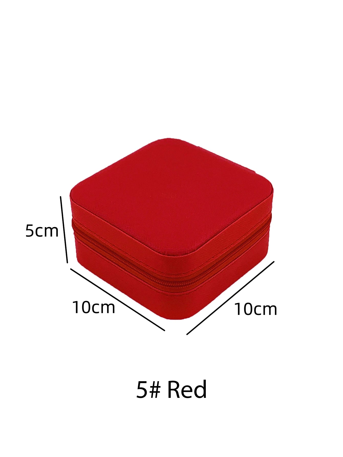 1Pcs Mini Casual Portable Travel Jewelry Storage Box Pu Leather Multifunctional Storage