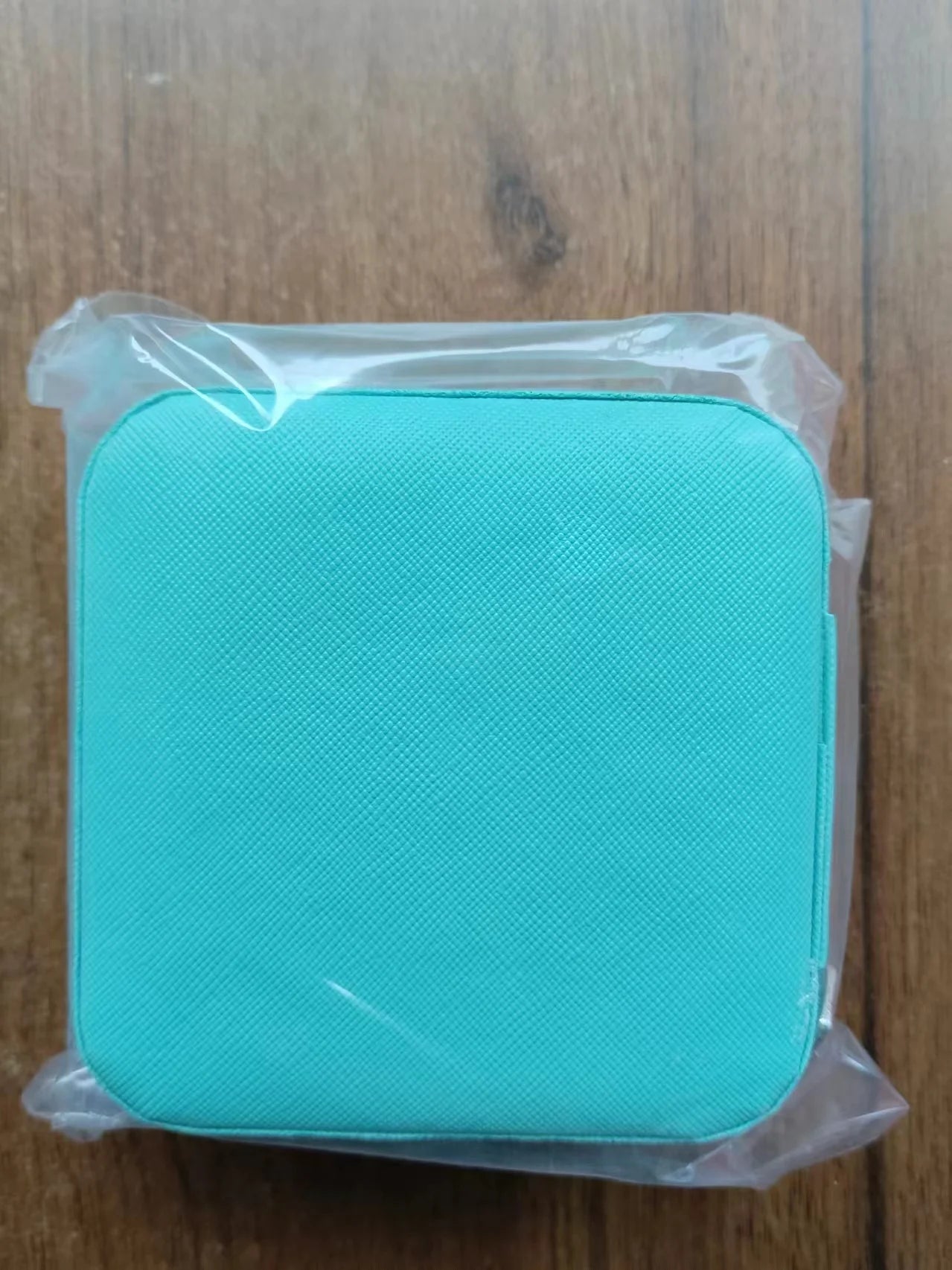 1Pcs Mini Casual Portable Travel Jewelry Storage Box Pu Leather Multifunctional Storage