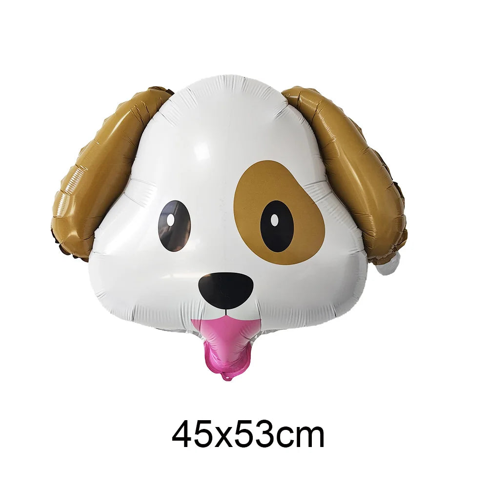 Cartoon Dog Birthday Party Decoration Disposable Dinnerware Cup Plate Napkin Kinves for Dogs Theme Party Supplies Baby Shower